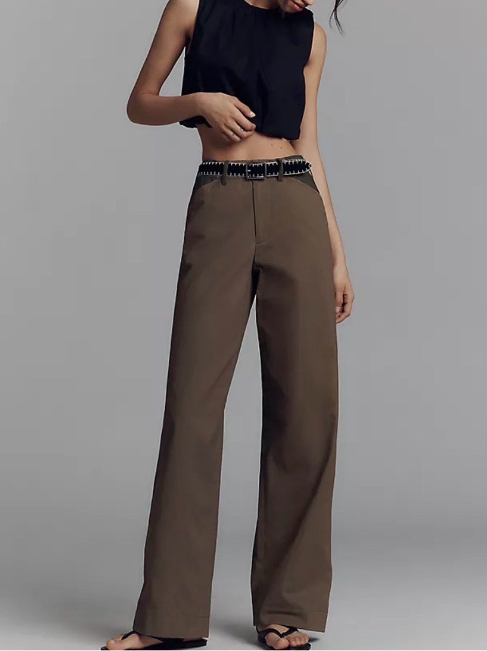 Rag & Bone Banks Wide-Leg Pants in Army NEW Size 6